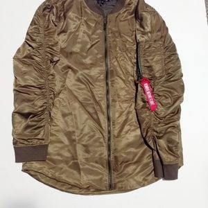 Women flight jacket sz xl